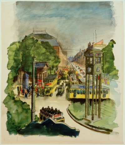 Potsdamer Platz by Carl Grossberg