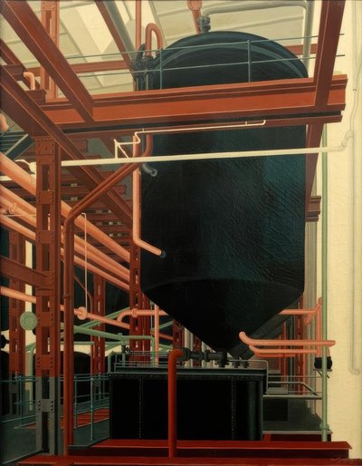 Oil Refinery by Carl Grossberg