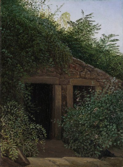 An Overgrown Mineshaft by Carl Gustav Carus