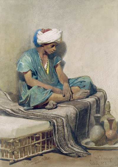 A Himali or Water Seller, 1855 by Carl Haag