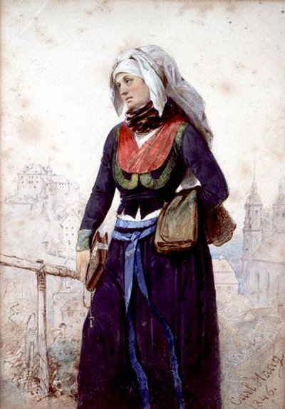 A Nun in Bavaria by Carl Haag