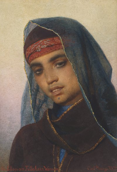 An Ethiopian Fellaheen Woman by Carl Haag