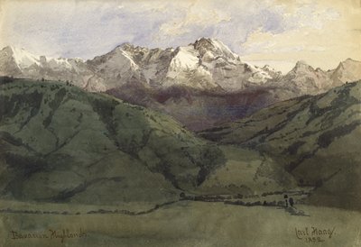 Bavarian Highlands, 1852 by Carl Haag