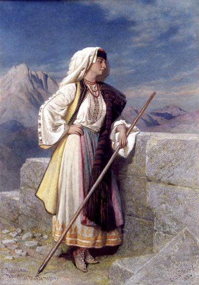 Signorina Petrana di Monte Negro by Carl Haag