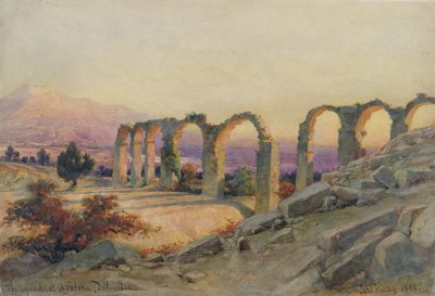The Aqueduct of Salona, Dalmatia, 1854 by Carl Haag