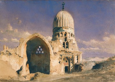The Tomb of Sit Chavann, 1874 by Carl Haag