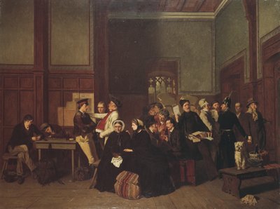 Third-Class Waiting-Room II by Carl Hendrik d Unker