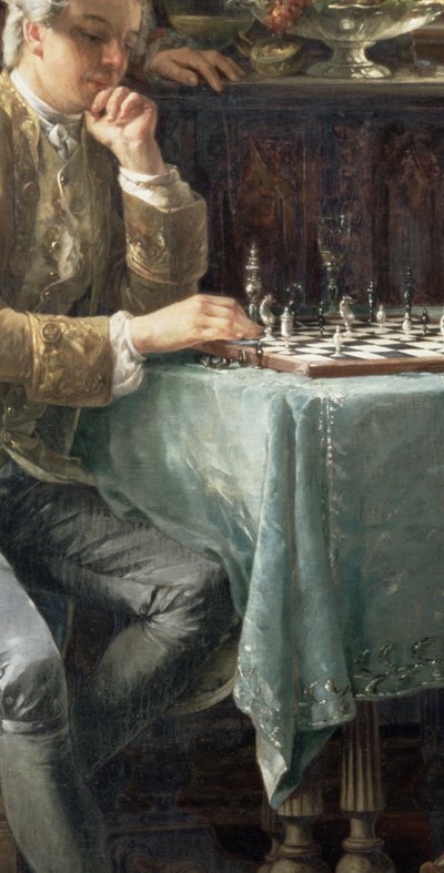 The Chess Players by Carl Herpfer