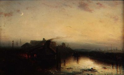 Moonlit Evening by Carl Hilgers