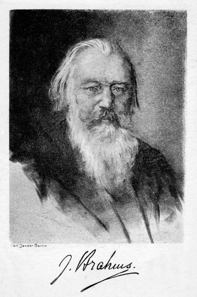 Johannes Brahms, German Composer by Carl Jander