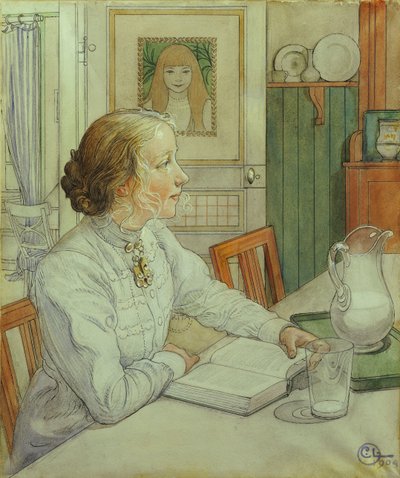 My Eldest Daughter by Carl Larsson