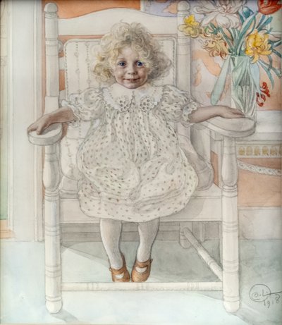Portrait of Inga-Maria Thiel by Carl Larsson