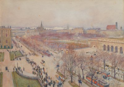 The Ringstrasse in Vienna by Carl Max Müller