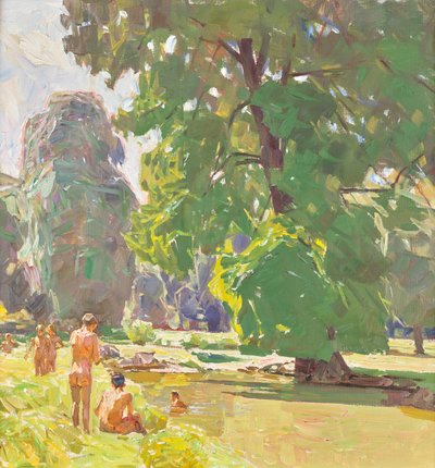 From the Vienna Prater II by Carl Moll