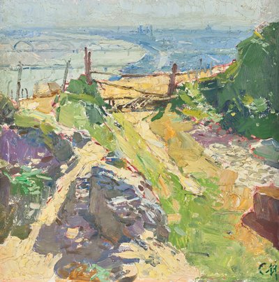 At the Eichelhof in Nussdorf by Carl Moll