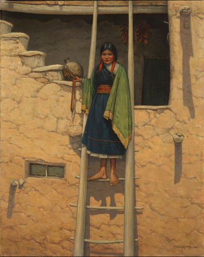 Hopi Stairway by Carl Moon