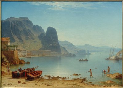 Terracina with Fish Rocks by Carl Morgenstern
