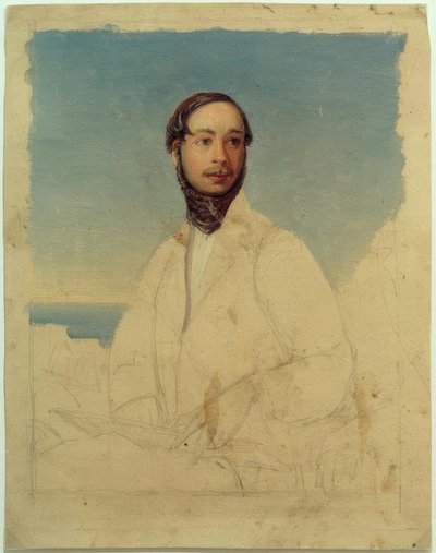 Carl Morgenstern / Self-Portrait 1835 by Carl Morgenstern