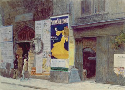 A Street in Vienna by Carl Muller