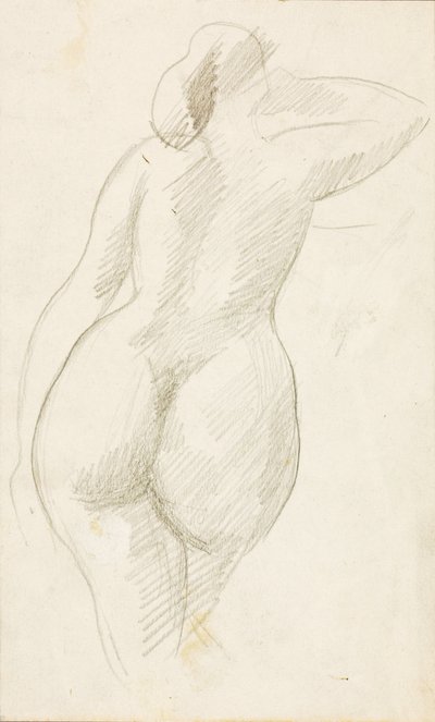 Back View of Female Nude by Carl Newman