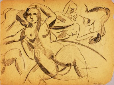 Group of Female Nudes by Carl Newman