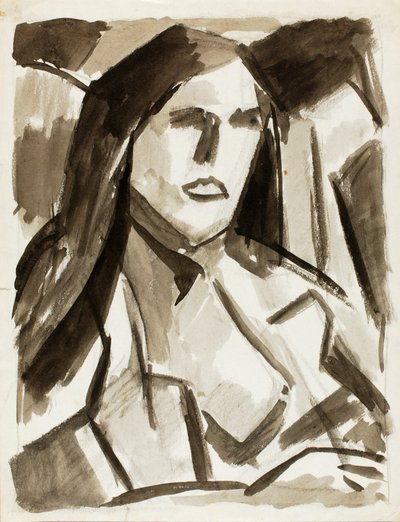 Head of Woman by Carl Newman