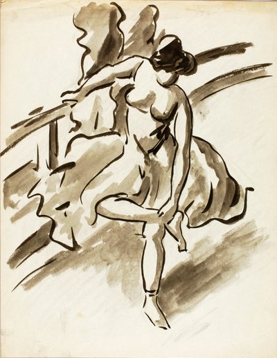 Standing Female Dancer by Carl Newman