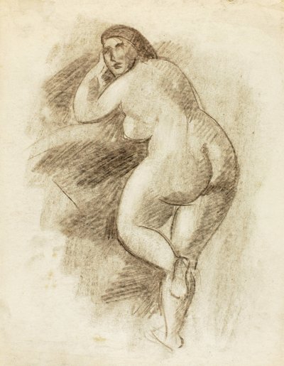 Standing Female Nude by Carl Newman