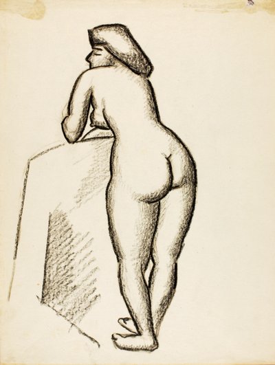 Standing Female Nude by Carl Newman