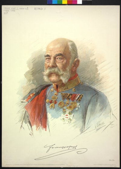 Emperor of Austria Franz Joseph I by Carl Pietzner