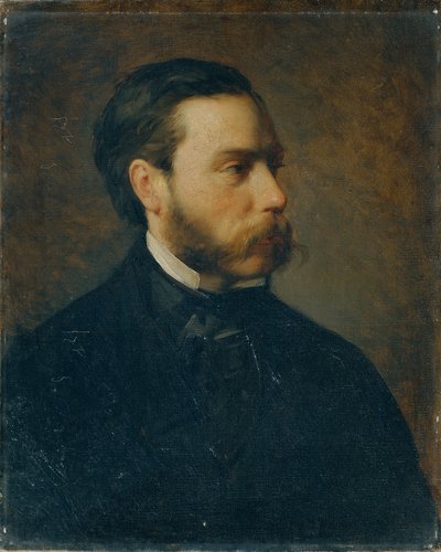 The Art Dealer Georg Plach by Carl Rahl
