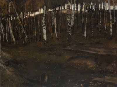 Birch Forest by Carl Schuch