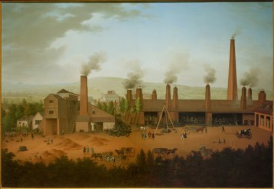 The Lendersdorf Rolling Mill by Carl Schütz
