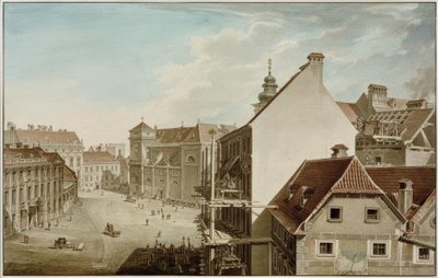 The Freyung in Vienna by Carl Schütz