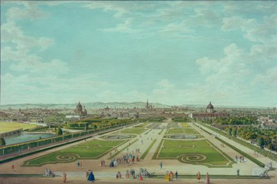 Vienna, Seen from the Upper Belvedere by Carl Schütz