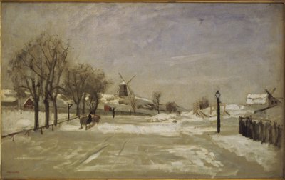 Winter. View of Eriksberg, Stockholm, c.1880 by Carl Skånberg