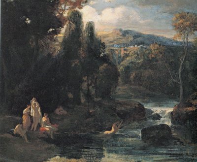 Bathing Nymphs by Carl Spitzweg