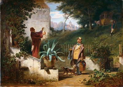 Childhood Friends by Carl Spitzweg