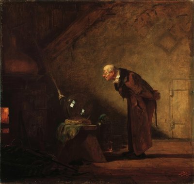The Alchemist by Carl Spitzweg
