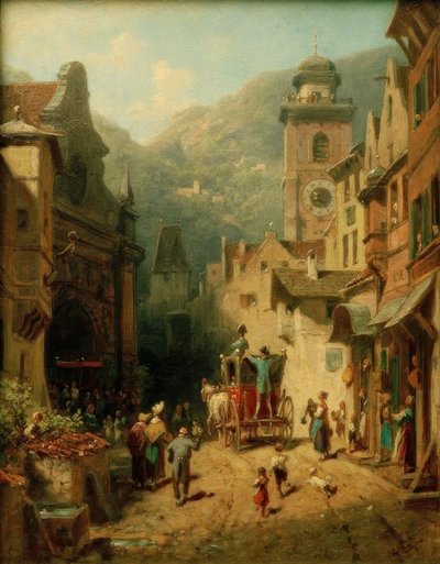 The Visit of the Sovereign by Carl Spitzweg