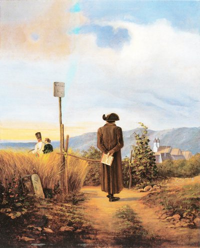 The Forbidden Path by Carl Spitzweg