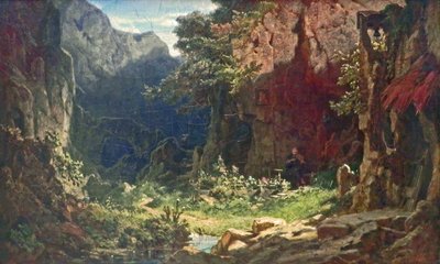 A Hermit by Carl Spitzweg