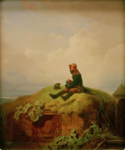 Once Upon a Time (The Knitting Sentry) by Carl Spitzweg