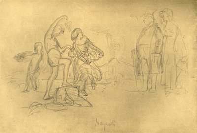 Fremde in Italien by Carl Spitzweg
