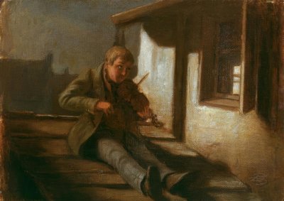Fiddler on the Roof by Carl Spitzweg