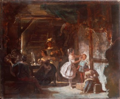 Behind the Scenes by Carl Spitzweg