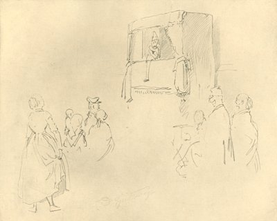 Kasperltheater I by Carl Spitzweg