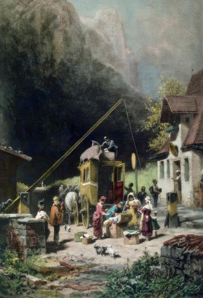 Only Thoughts Are Duty-Free by Carl Spitzweg