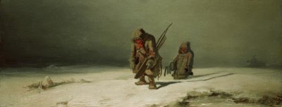 Polar Region (The Eskimos) by Carl Spitzweg