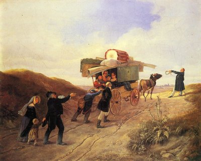 Traveling Comedians by Carl Spitzweg